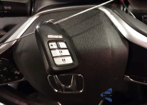 2017 Honda Civic Ex-L из США, поврежденный, VIN 2HGFC1F76HH636913